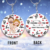 I Promise - Personalized Couple Keychain