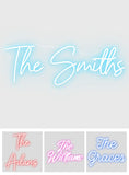 Custom Text - Personalized Family Neon Sign
