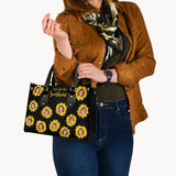 Grandma’s Garden - Gift for grandma, mom - Personalized Leather Handbag
