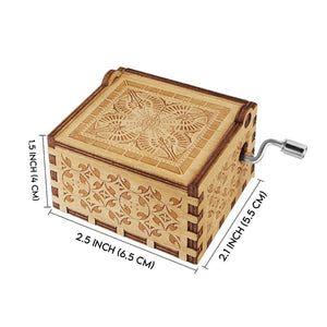 Whatever Happens Here We're Eating It - Personalized Cooking Hand Crank Music Box