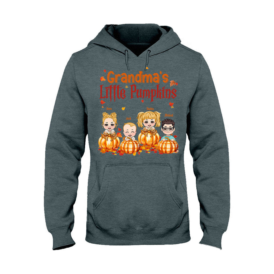 Grandma’s Little Pumpkins - Personalized Grandma T-shirt And Hoodie