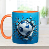 A Great Soccer - Personalized Soccer Accent Mug