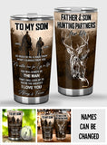 To My Son - Personalized Hunting Tumbler