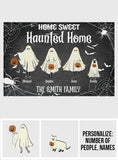 Home Sweet Haunted Home - Personalized Family Doormat
