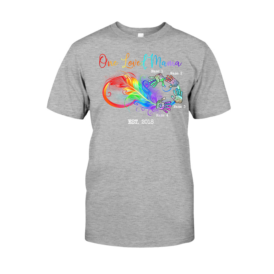 Blessed Mama - Gift for mom, grandma - Personalized T-shirt And Hoodie
