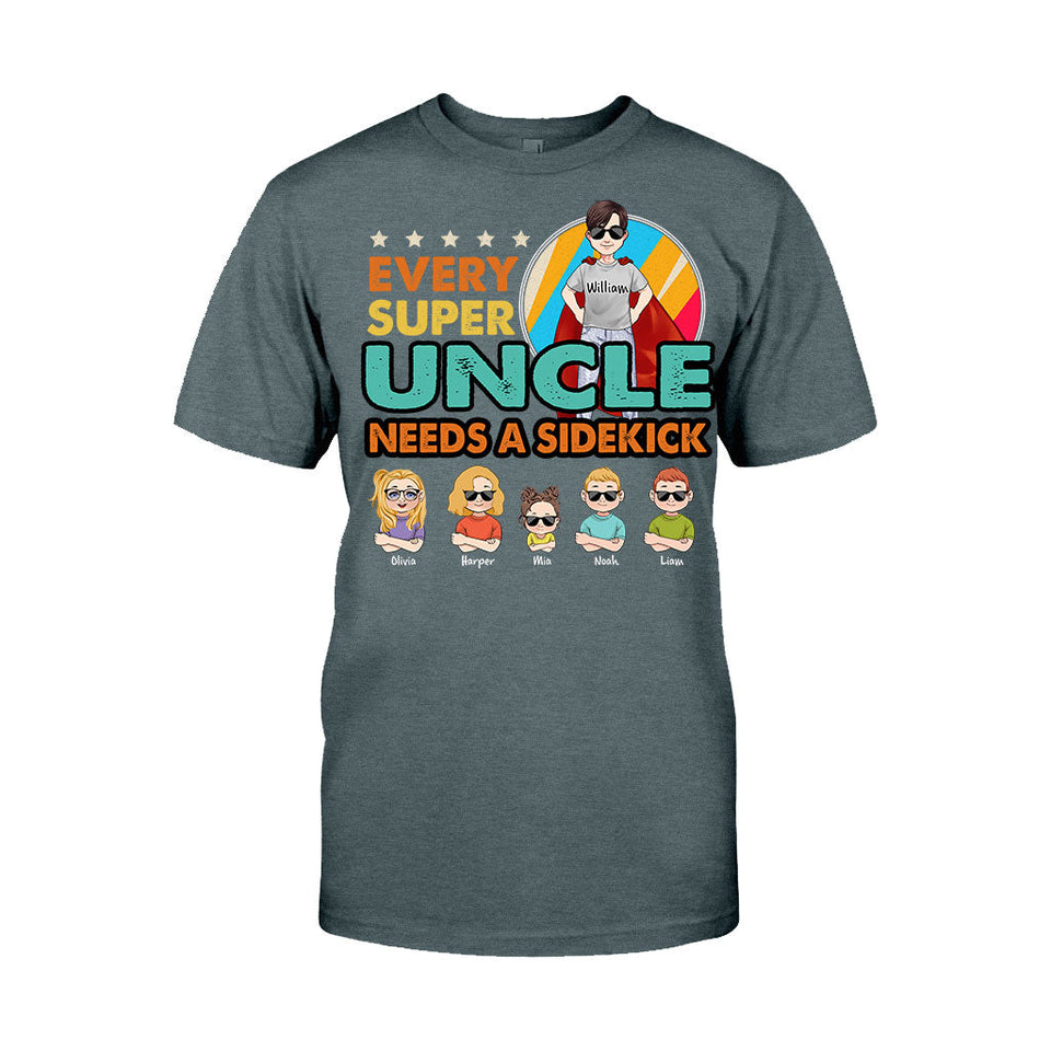 Super Dad Super Hero - Gift for dad, grandpa, uncle, brother - Personalized T-shirt And Hoodie