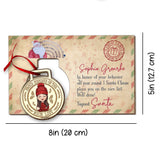 Nice List Medal - Personalized Kid Pop Out Ornament