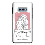 Nothing Makes Sense When We're Apart - Personalized Bestie Clear Phone Case