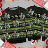 Love Fishing - Personalized Fishing Ugly Sweater