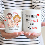 I Just Want You To Be Happy - Couple gift for husband, wife, boyfriend, girlfriend - Personalized Mug