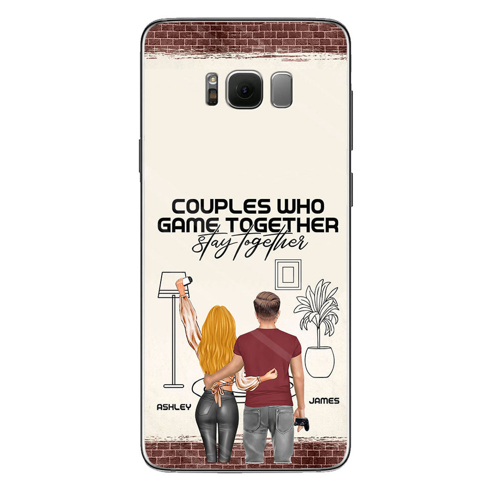 Couples Who Game Together Stay Together - Personalized Video Game Phone Case