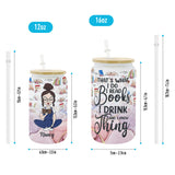 That's What I Do - Personalized Book Can Glass