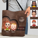 Best Grandma/ Mom Ever Personalized Tote - Gift for grandma, mom, mom, aunt - Personalized Tote Bag