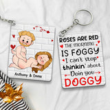 I Just Want You To Be Happy - Couple gift for husband, wife, boyfriend, girlfriend - Personalized Keychain