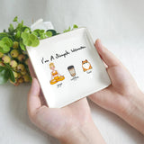 I'm A Simple Woman - Yoga gift for dog lover, cat lover, cat lover - Personalized Jewelry Dish