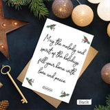 Merry Christmas Gingerbread Family - Personalized Family Greeting Card