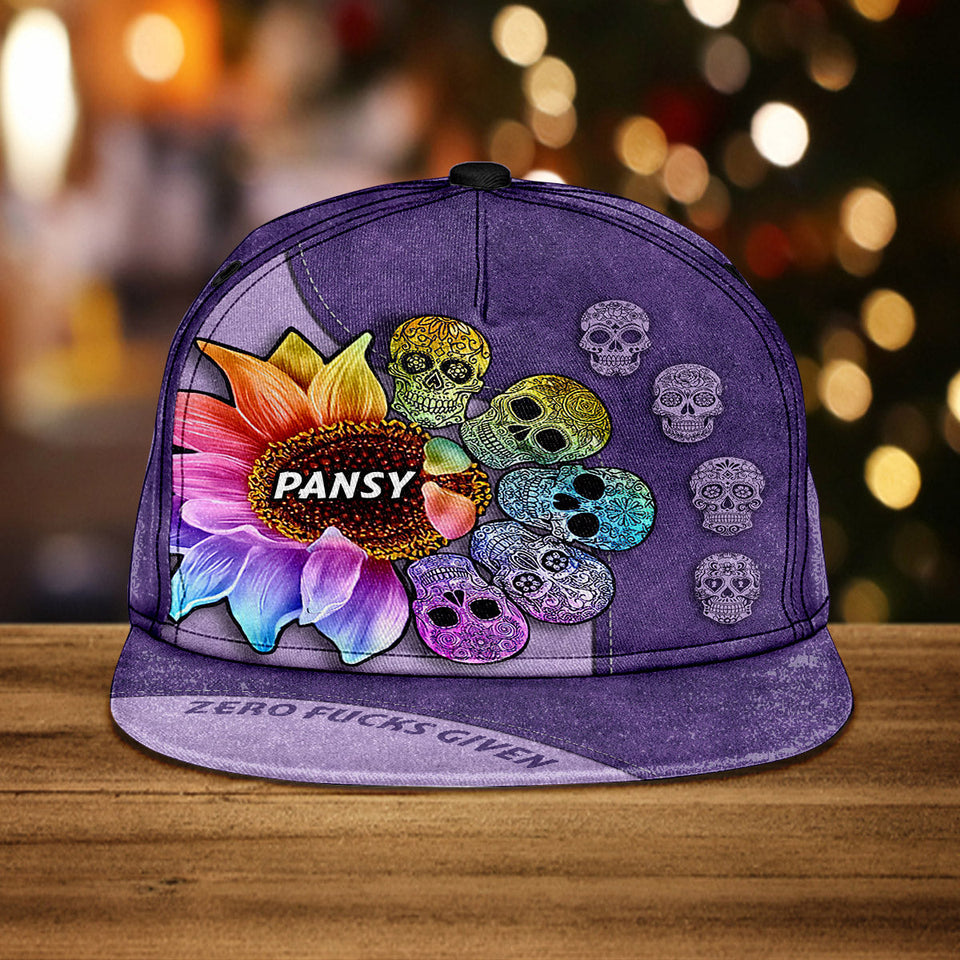Zero F Given - Personalized Skull Snapback