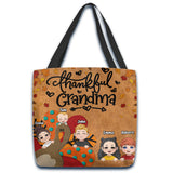 Thankful Grandma - Personalized Grandma Tote Bag