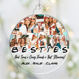 Bestie Photos - Personalized Bestie Ornament