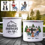 Together Is Our Favorite Place To Be - Personalized Camping Enamel Mug