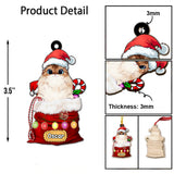Dear Santa, Define Naughty - Personalized Dog Ornament