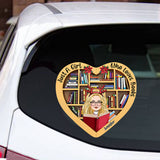 Just A Girl Who Loves Book - Personalized Book Decal Full
