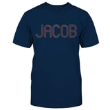 Custom Name - Personalized Step Dad Embroidered T-shirt