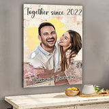 Together Since - Personalized Couple Canvas And Poster