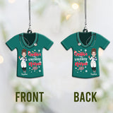 Santa's Favorite Nurse - Personalized Nurse Car Ornament