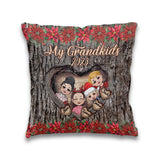 My Grandkids - Personalized Grandma Throw Pillow