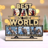 Best DAD In The World - Personalized Father 1 Layered Big Freestanding