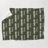 Custom Name Pattern - Personalized Kid Blanket