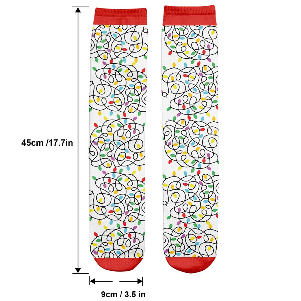 I Can Get You On The Naughty List - gift for husband, wife, boyfriend, girlfriend - Personalized Socks