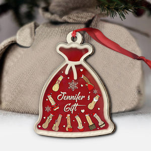 Santa Sack - Personalized Couple Ornament