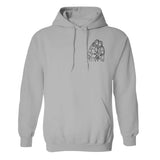 Custom Line Art - Personalized Bestie Embroidered Hoodie