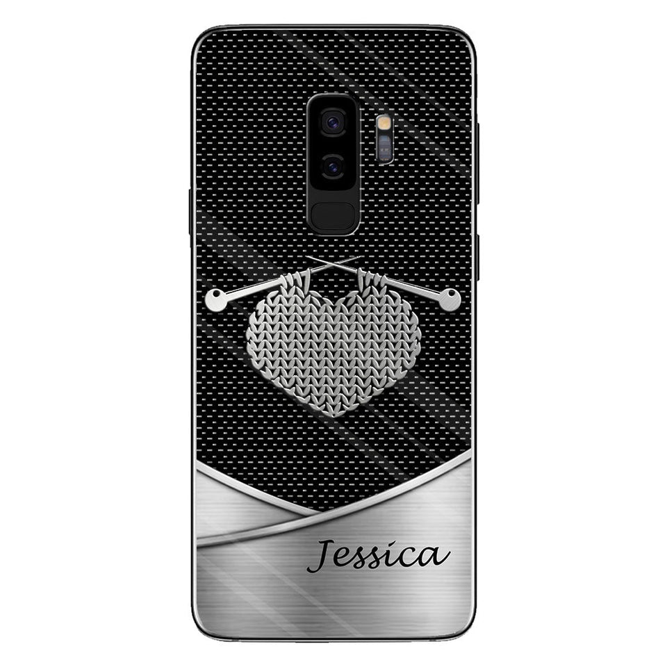 Love Knitting - Personalized Knitting Phone Case