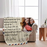 I Am Always With You - Personalized Daughter Blanket