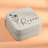 Birth Flower - Personalized Daughter Jewelry Box