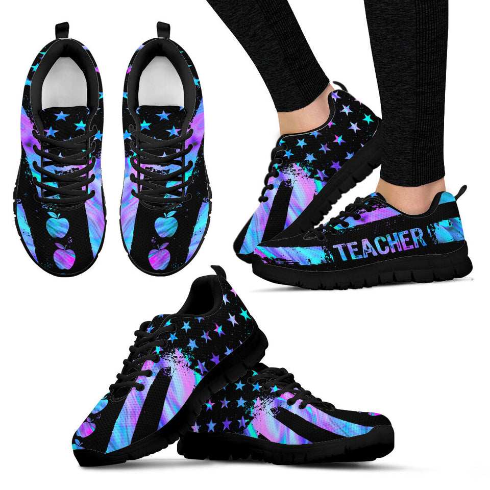 Teacher American Flag Teacher Sneakers 0622