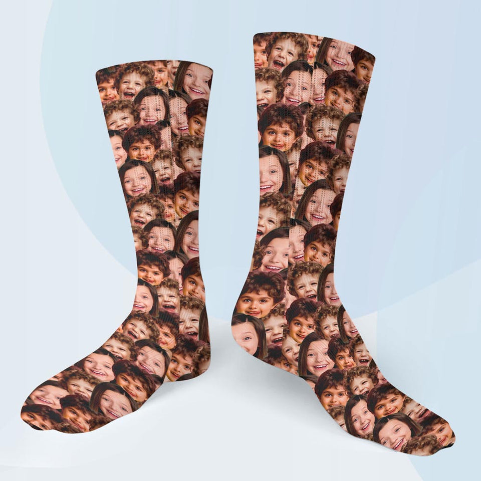 Love You Dad - Gift for dad, grandma, grandpa, mom, uncle, aunt, brother, sister, son, daughter, granddaughter, grandson, husband, wife, boyfriend, girlfriend - Personalized Socks