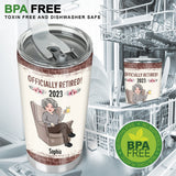 Relax And Enjoy The Ride - Personalized Retired Tumbler