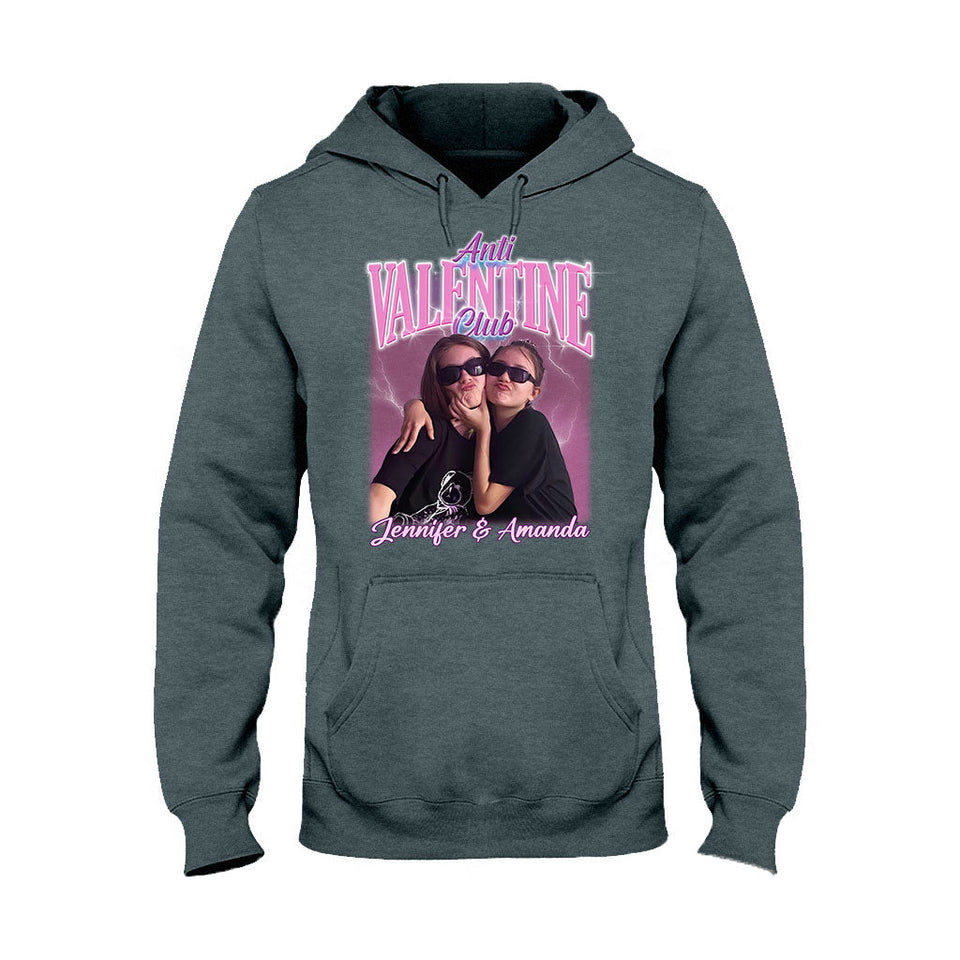 Anti Valentine Club - Personalized Bestie T-shirt And Hoodie
