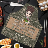 Just A Girl Who Loves Gardening - Personalized Gardening Apron
