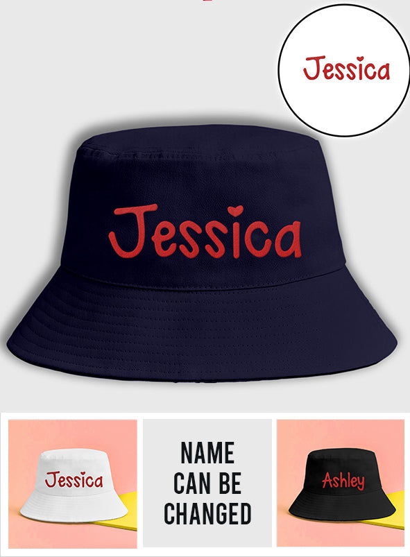 Custom Name - Personalized Step Mom Embroidered Bucket Hat