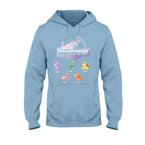Fatherhood Is A Walk - Gift for dad, grandpa - Personalized T-shirt And Hoodie