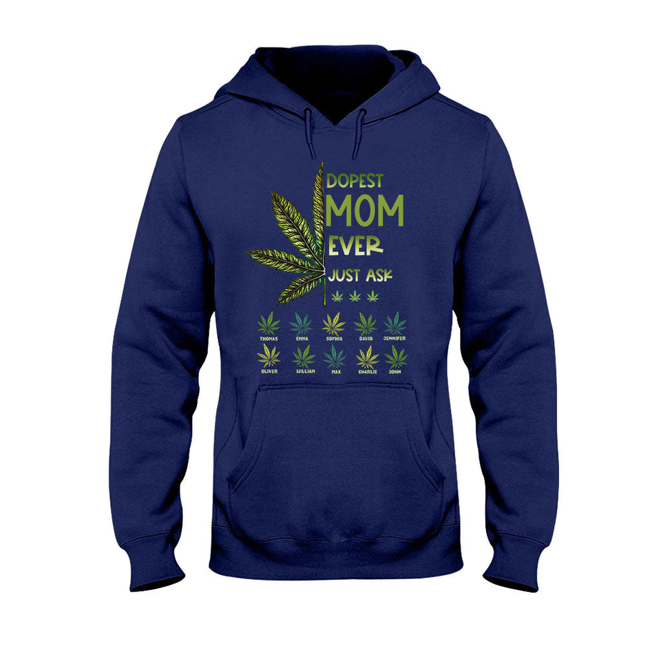 Dopest Dad Ever - Gift for dad, grandma, grandpa, mom, uncle, aunt, brother, sister - Personalized T-shirt And Hoodie