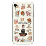 Just A Girl Who Loves Books - Personalized Book Phone Case
