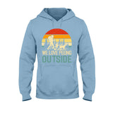 I Love Peeing Outside - Personalized Hiking T-shirt & Hoodie