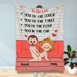 To Do List - Personalized Couple Blanket