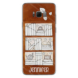 Four Seasons Reading Tracker - Personalized Book Phone Case